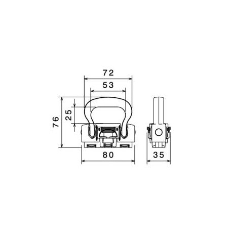 Fitting für Airlineschiene