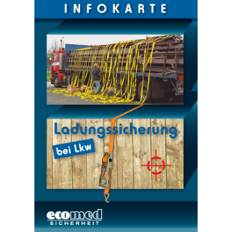 Infokarte Ladungssicherung bei LKW