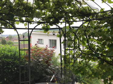 Pergola Abdeckung Innenansicht